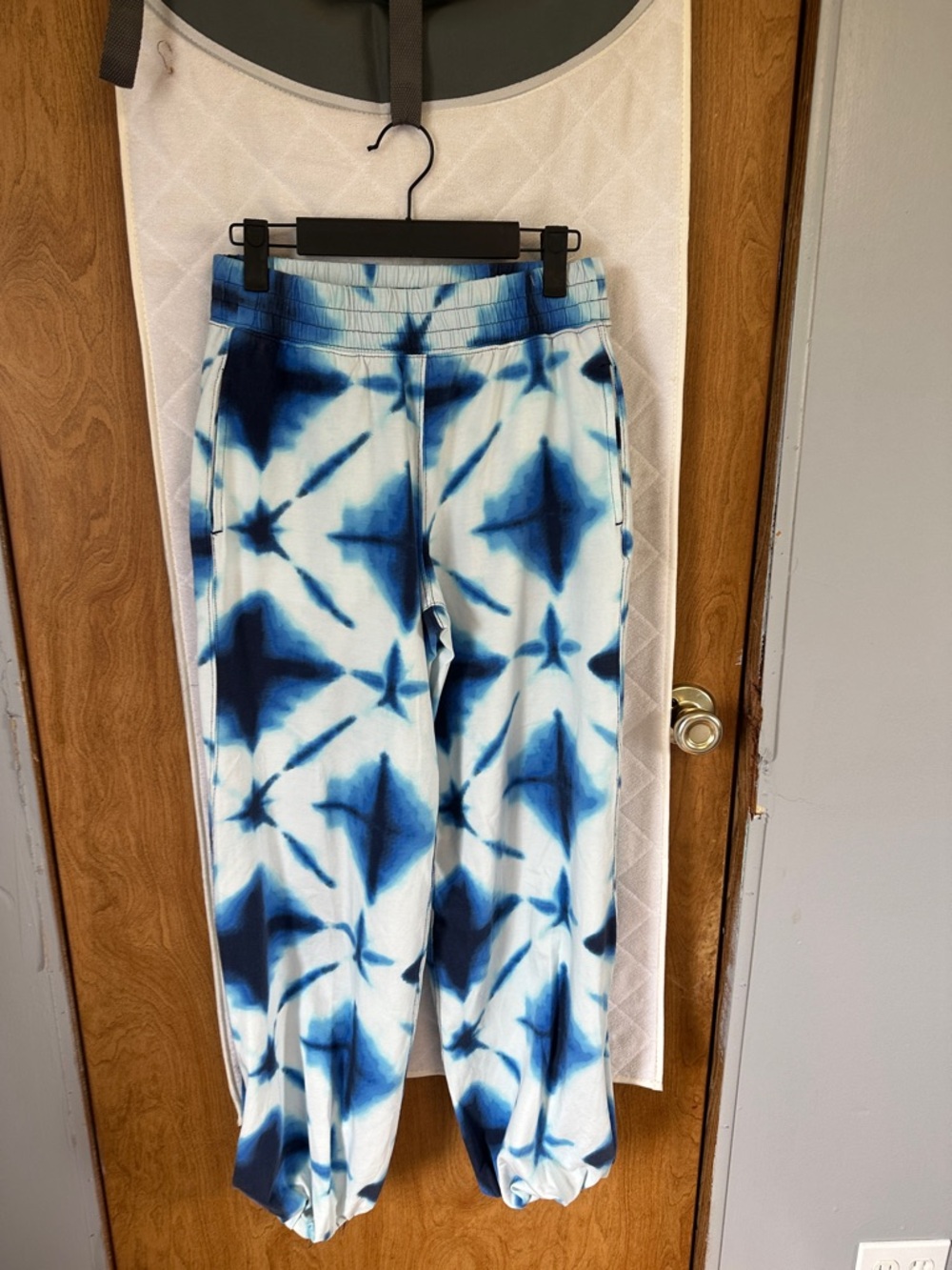 FP Movement by Free People Blue Tie-Dye Jogger Pants